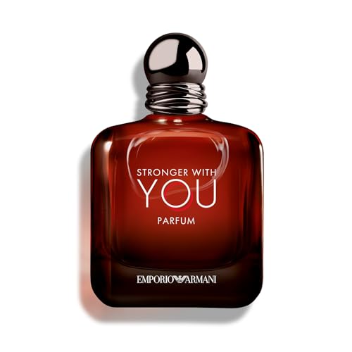 Emporio Armani Stronger With You Parfum, Armani Beauty für Herren, Herrenduft, Holzig-warmer Amber-Duft, mit Rum, Bergamotte, Lavendel, Zedernholz und Vanille, 100ml von Armani Beauty