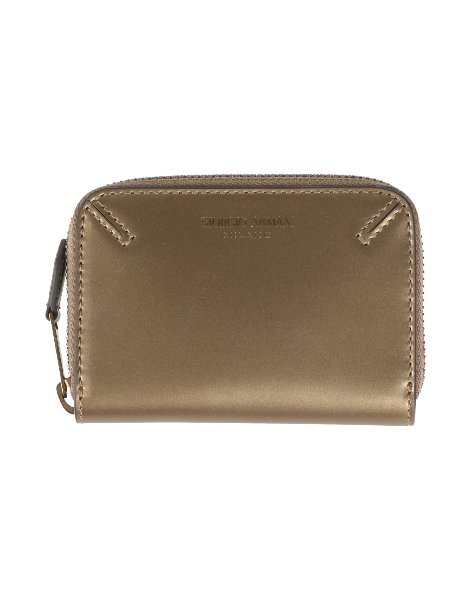 GIORGIO ARMANI Brieftasche Damen Gold von GIORGIO ARMANI