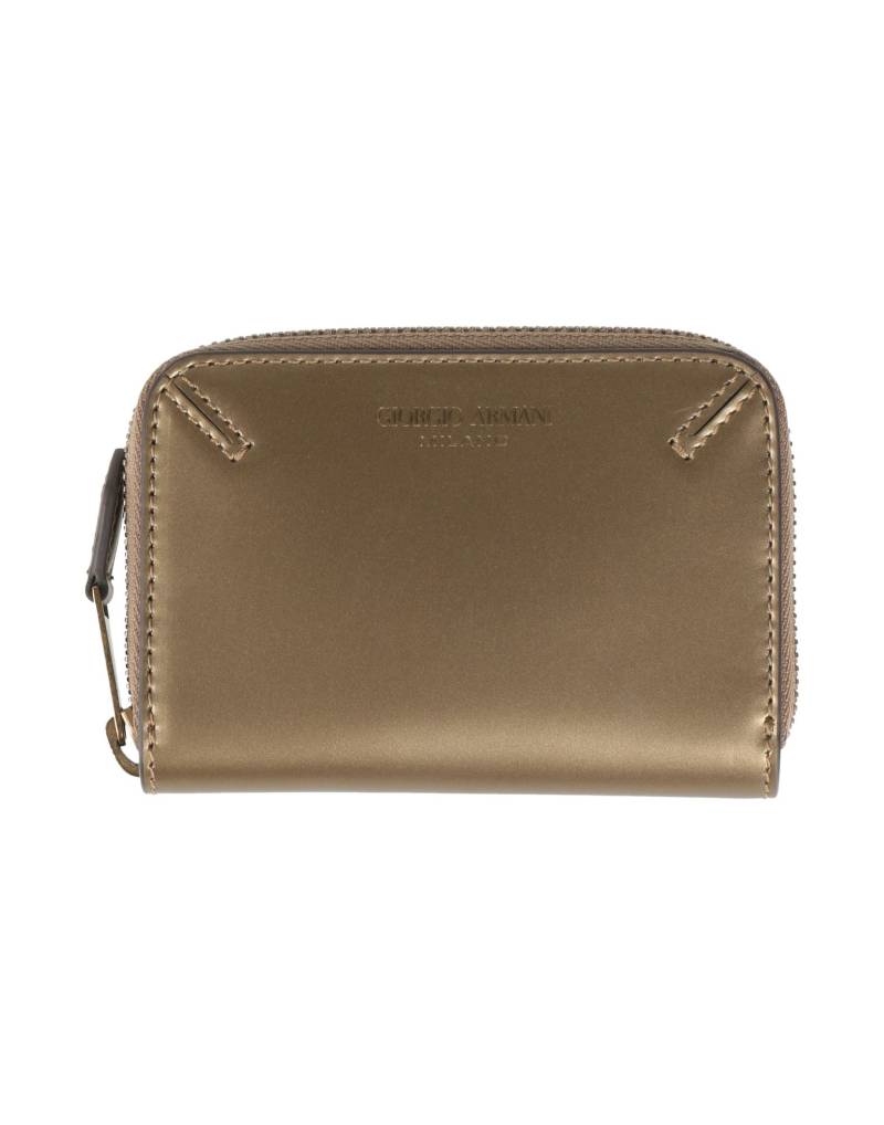 GIORGIO ARMANI Brieftasche Damen Gold von GIORGIO ARMANI