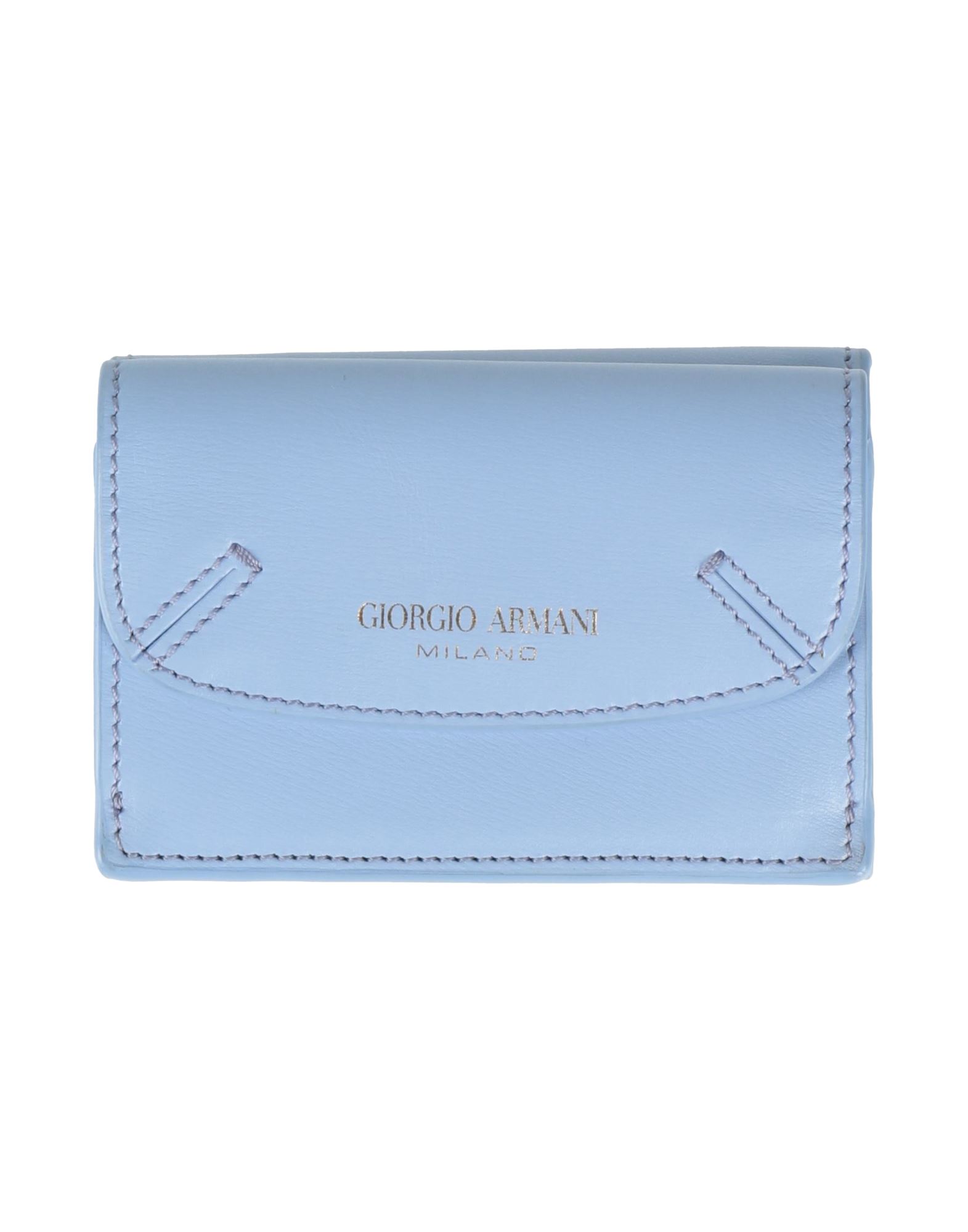 GIORGIO ARMANI Brieftasche Damen Hellblau von GIORGIO ARMANI