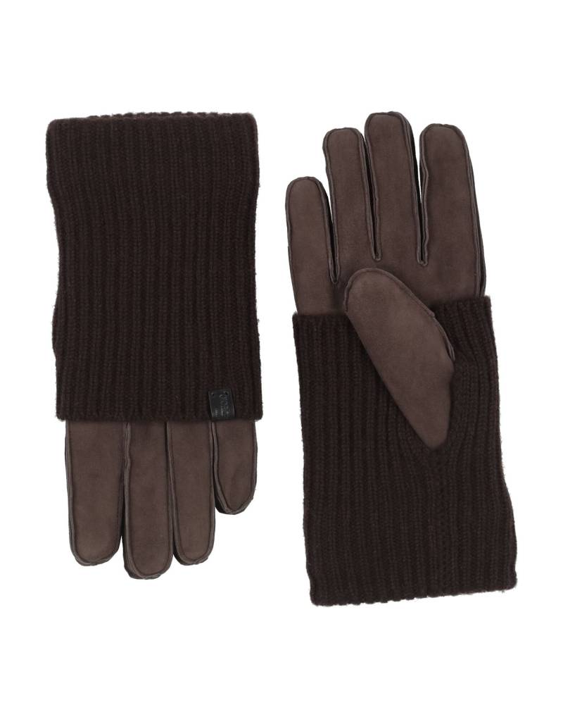 GIORGIO ARMANI Handschuhe Herren Dunkelbraun von GIORGIO ARMANI