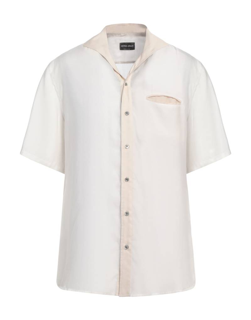 GIORGIO ARMANI Hemd Herren Off white von GIORGIO ARMANI