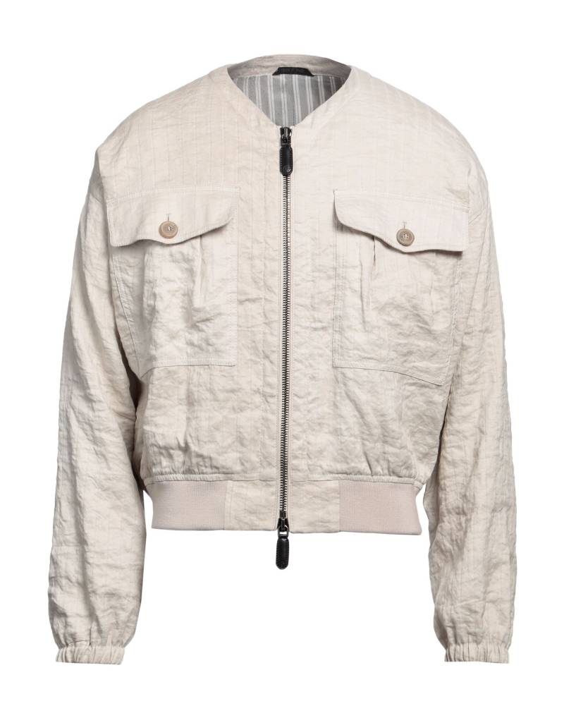 GIORGIO ARMANI Jacke & Anorak Herren Beige von GIORGIO ARMANI