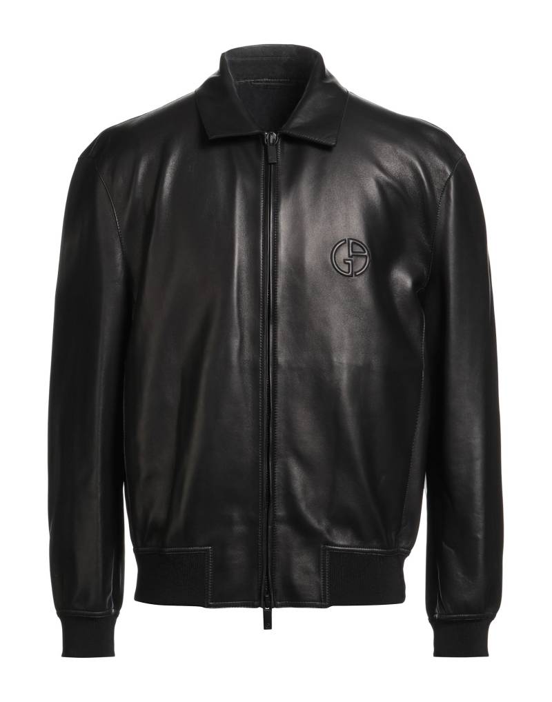 GIORGIO ARMANI Jacke & Anorak Herren Schwarz von GIORGIO ARMANI