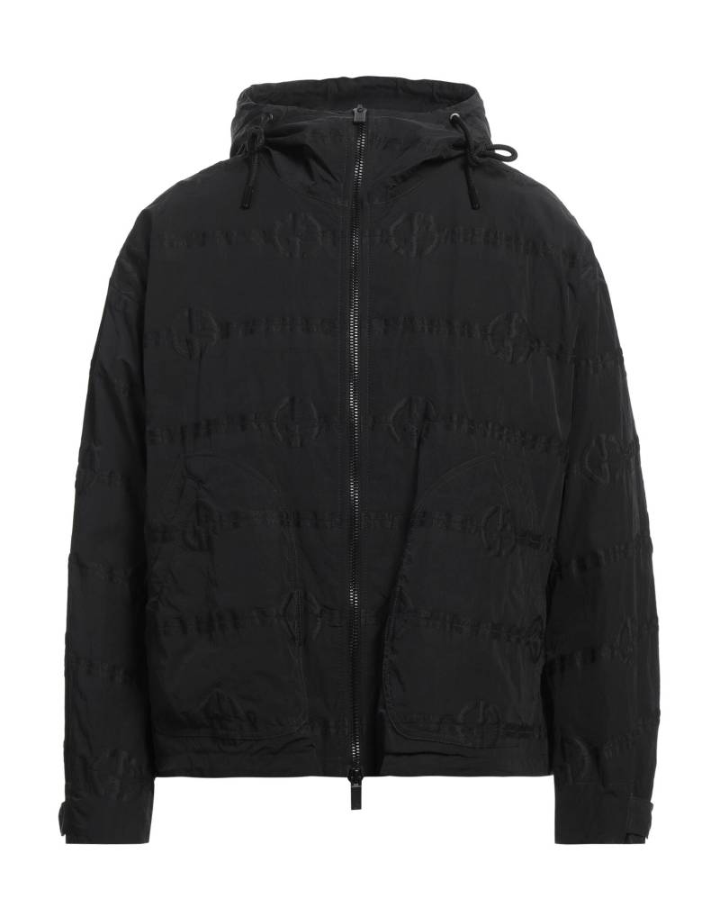 GIORGIO ARMANI Jacke & Anorak Herren Schwarz von GIORGIO ARMANI