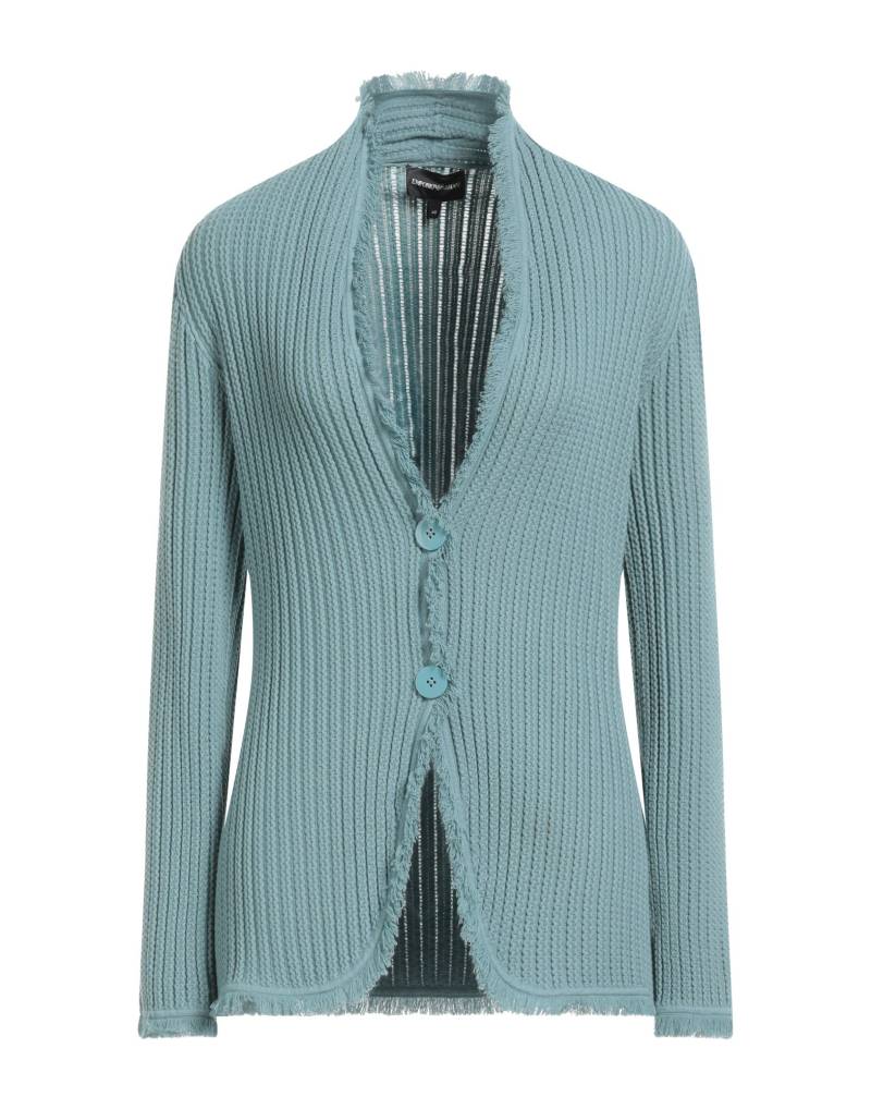 GIORGIO ARMANI Strickjacke Damen Blaugrau von GIORGIO ARMANI