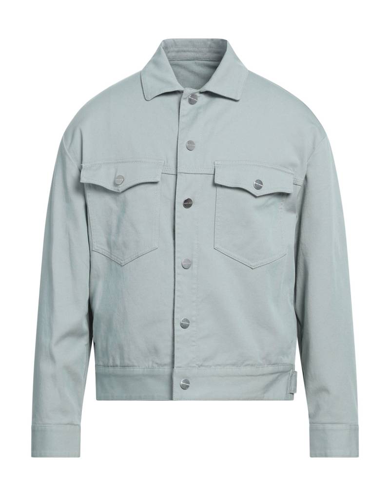 GIORGIO ARMANI Jeansjacke/-mantel Herren Salbeigrün von GIORGIO ARMANI