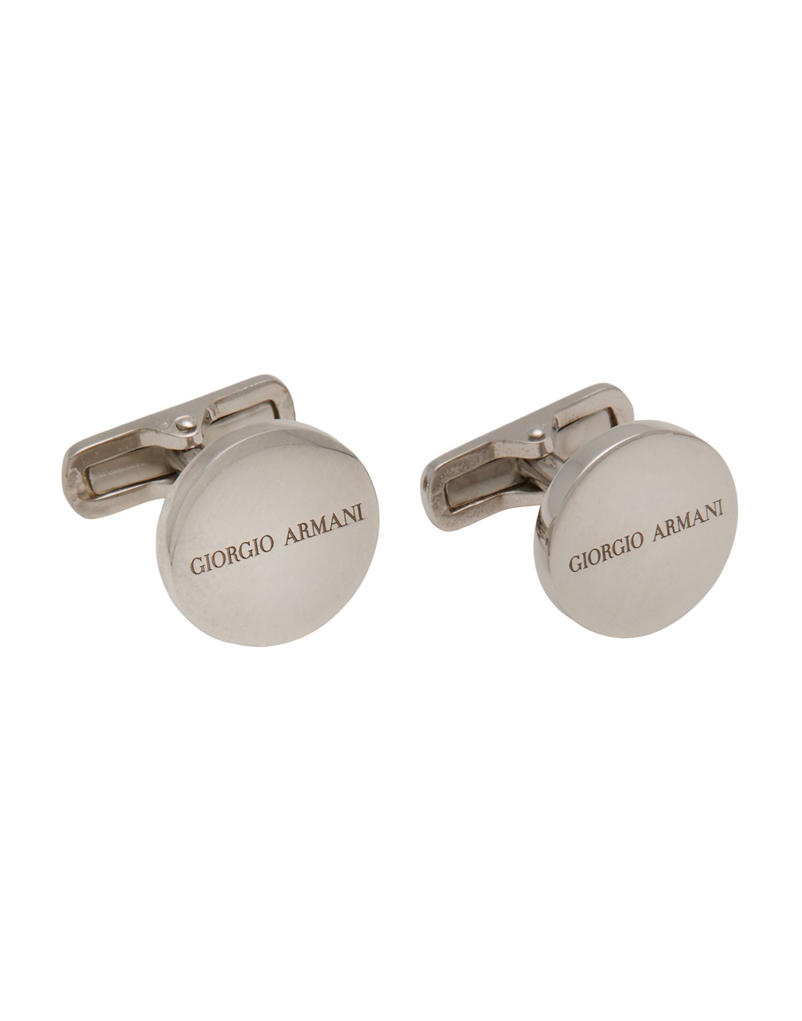 GIORGIO ARMANI Manschettenknöpfe Herren Silber von GIORGIO ARMANI