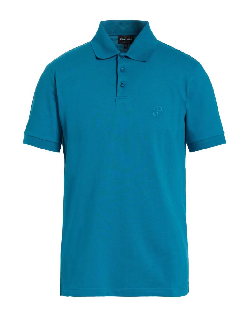 GIORGIO ARMANI Poloshirt Herren Aquamarin von GIORGIO ARMANI