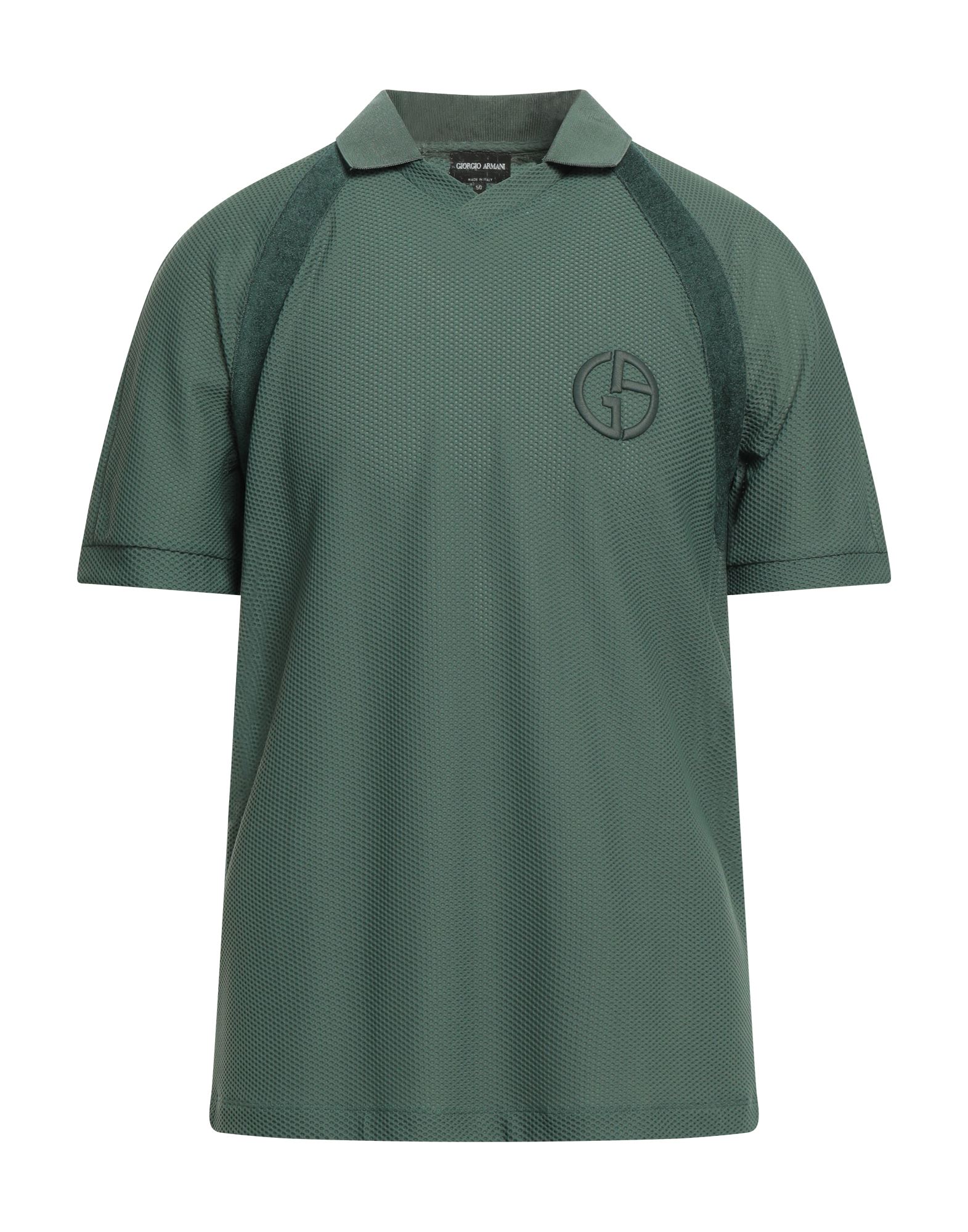 GIORGIO ARMANI Poloshirt Herren Dunkelgrün von GIORGIO ARMANI