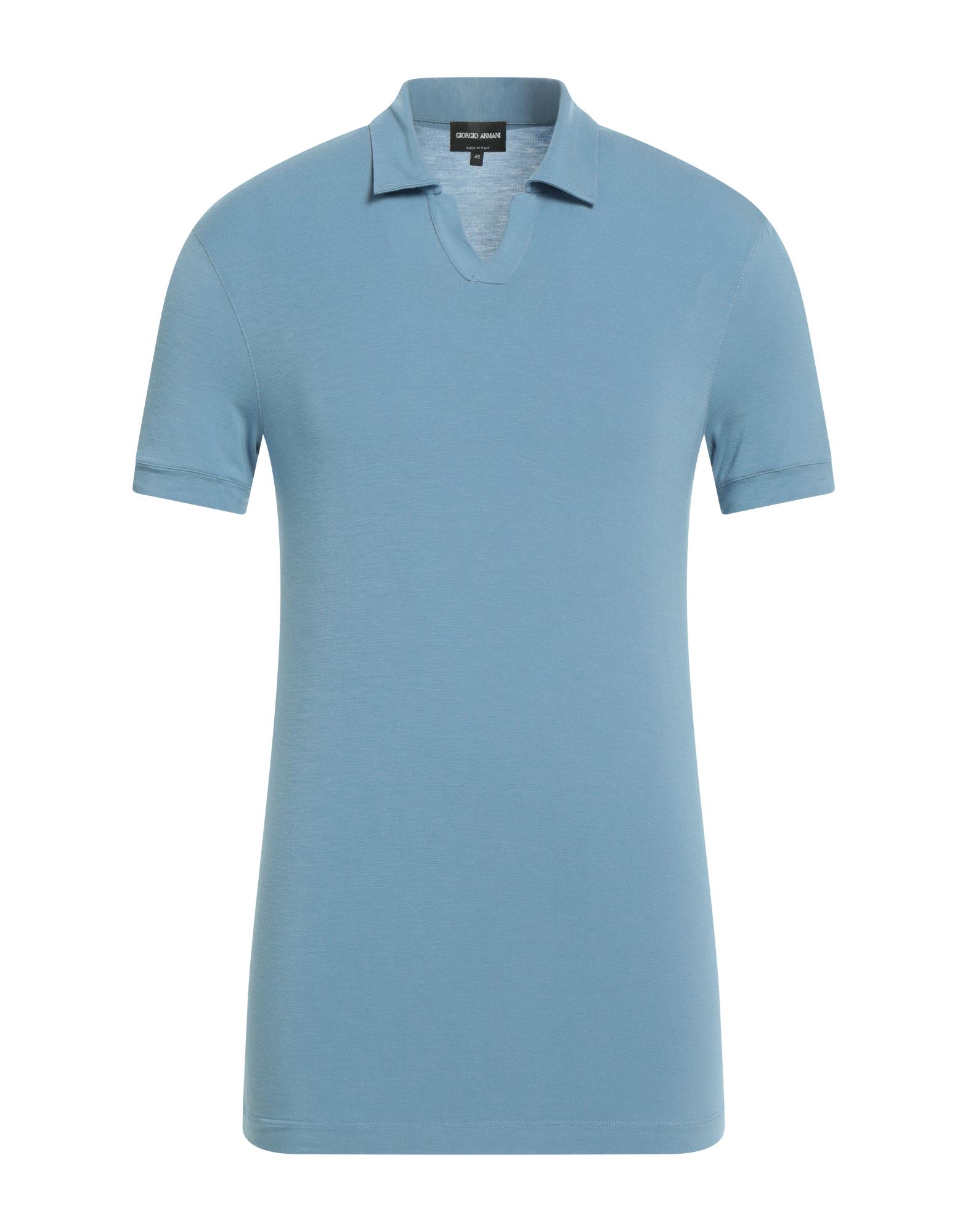 GIORGIO ARMANI Poloshirt Herren Hellblau von GIORGIO ARMANI