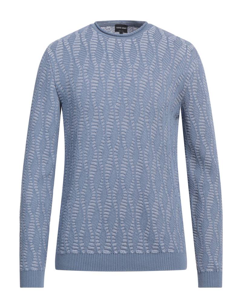 GIORGIO ARMANI Pullover Herren Blaugrau von GIORGIO ARMANI