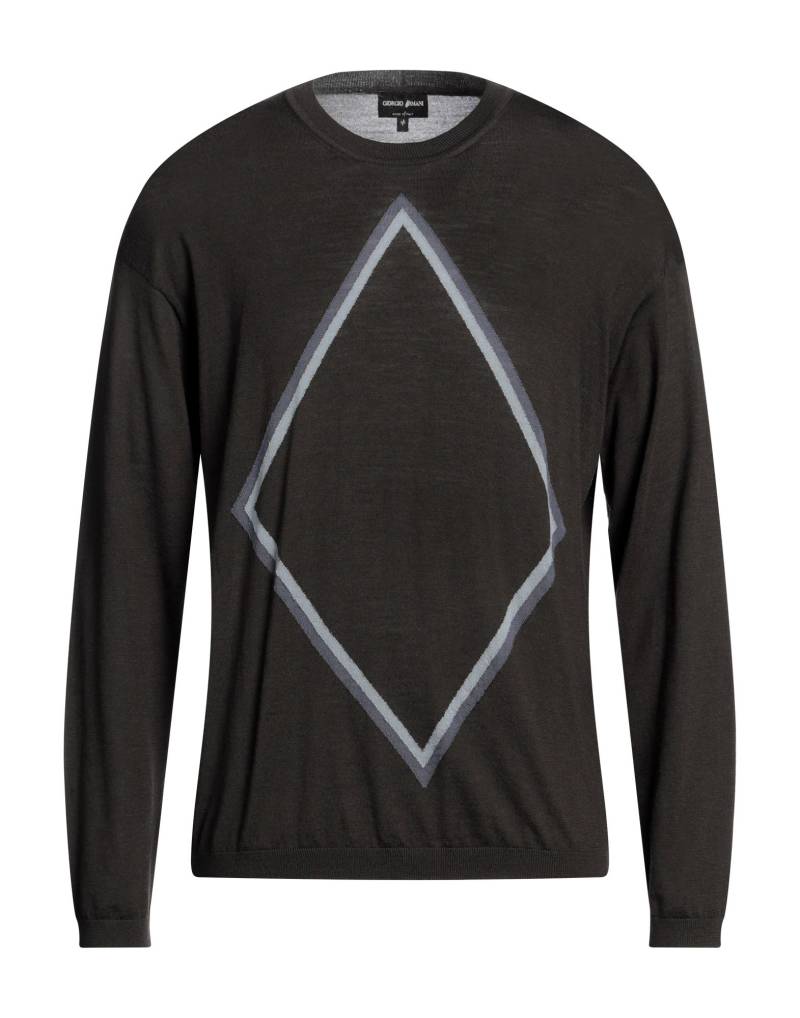 GIORGIO ARMANI Pullover Herren Braungrau von GIORGIO ARMANI