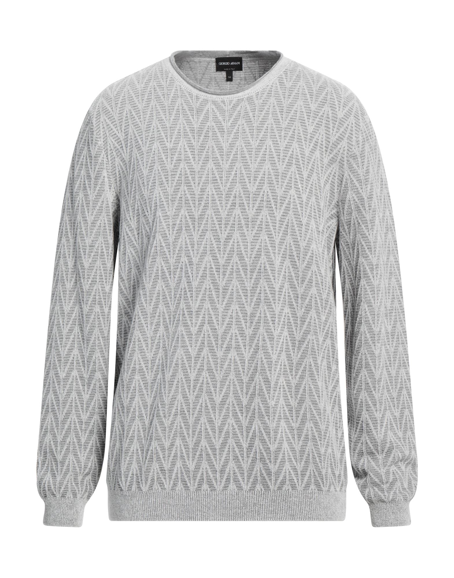 GIORGIO ARMANI Pullover Herren Hellgrau von GIORGIO ARMANI