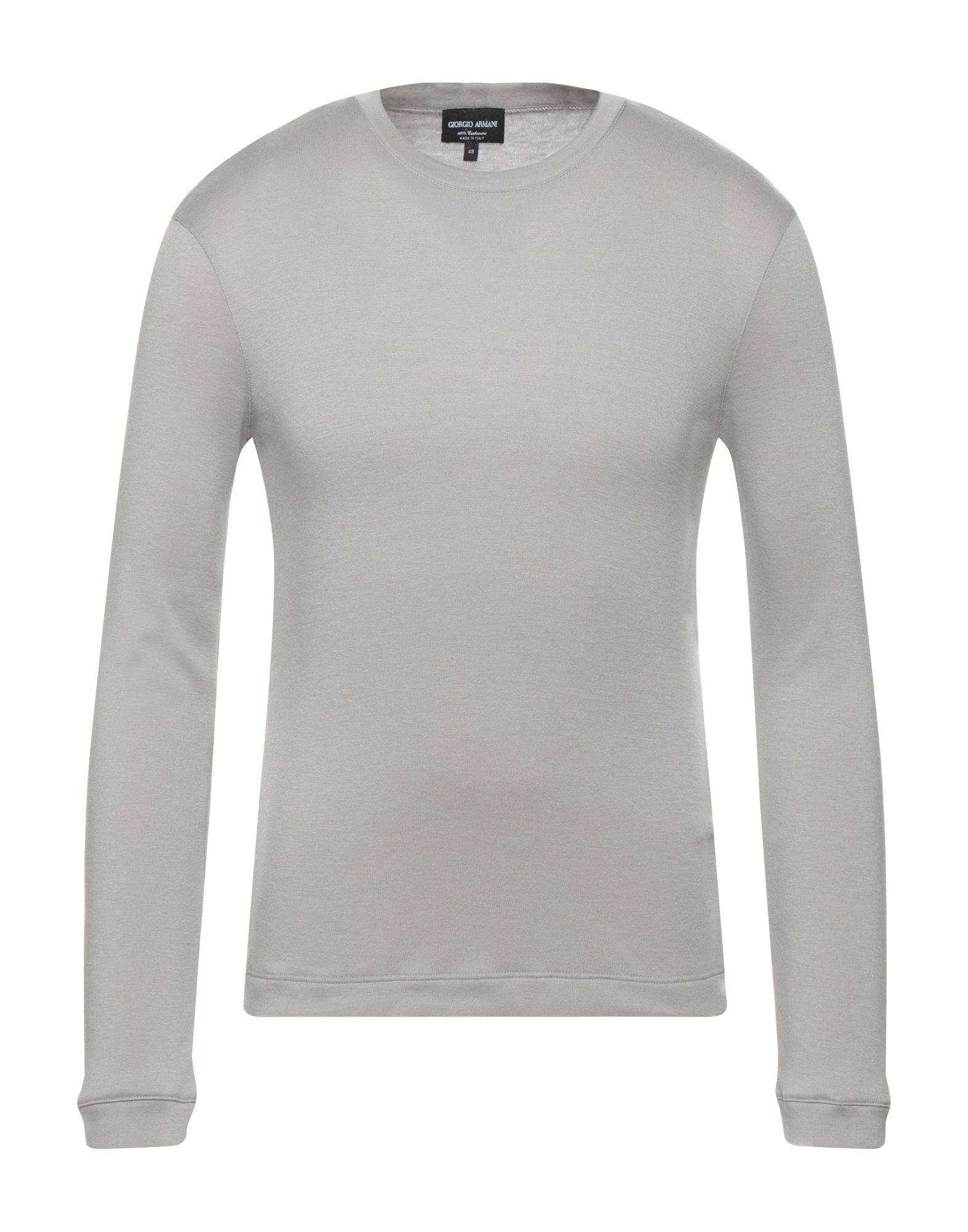 GIORGIO ARMANI Pullover Herren Hellgrau von GIORGIO ARMANI