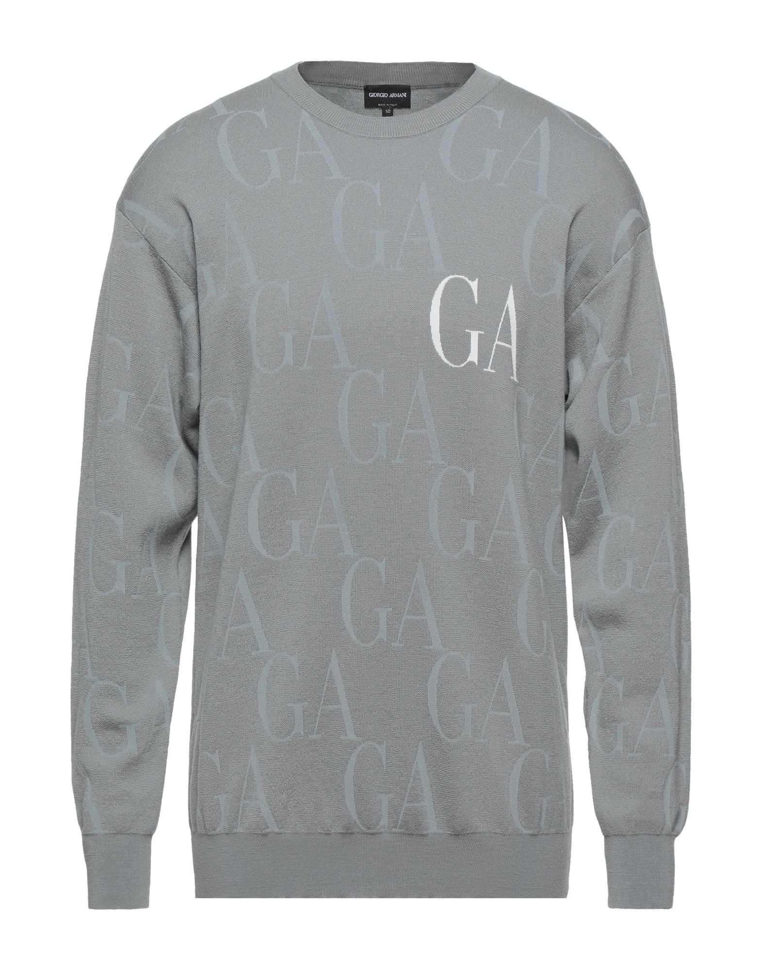 GIORGIO ARMANI Pullover Herren Hellgrau von GIORGIO ARMANI