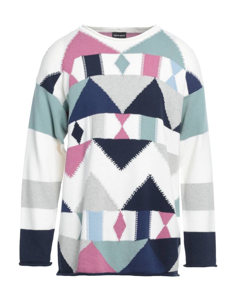 GIORGIO ARMANI Pullover Herren Off white von GIORGIO ARMANI