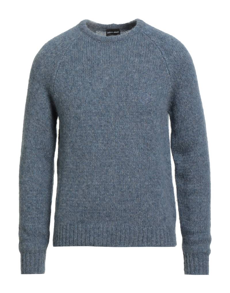 GIORGIO ARMANI Pullover Herren Taubenblau von GIORGIO ARMANI