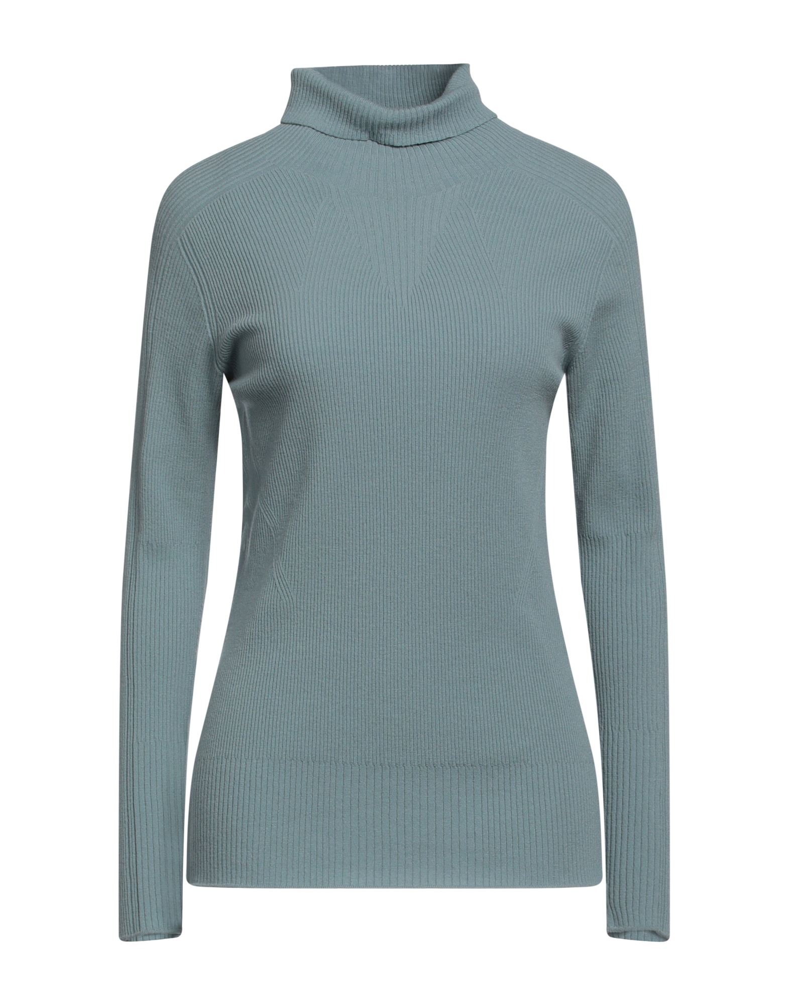 GIORGIO ARMANI Rollkragenpullover Damen Blaugrau von GIORGIO ARMANI