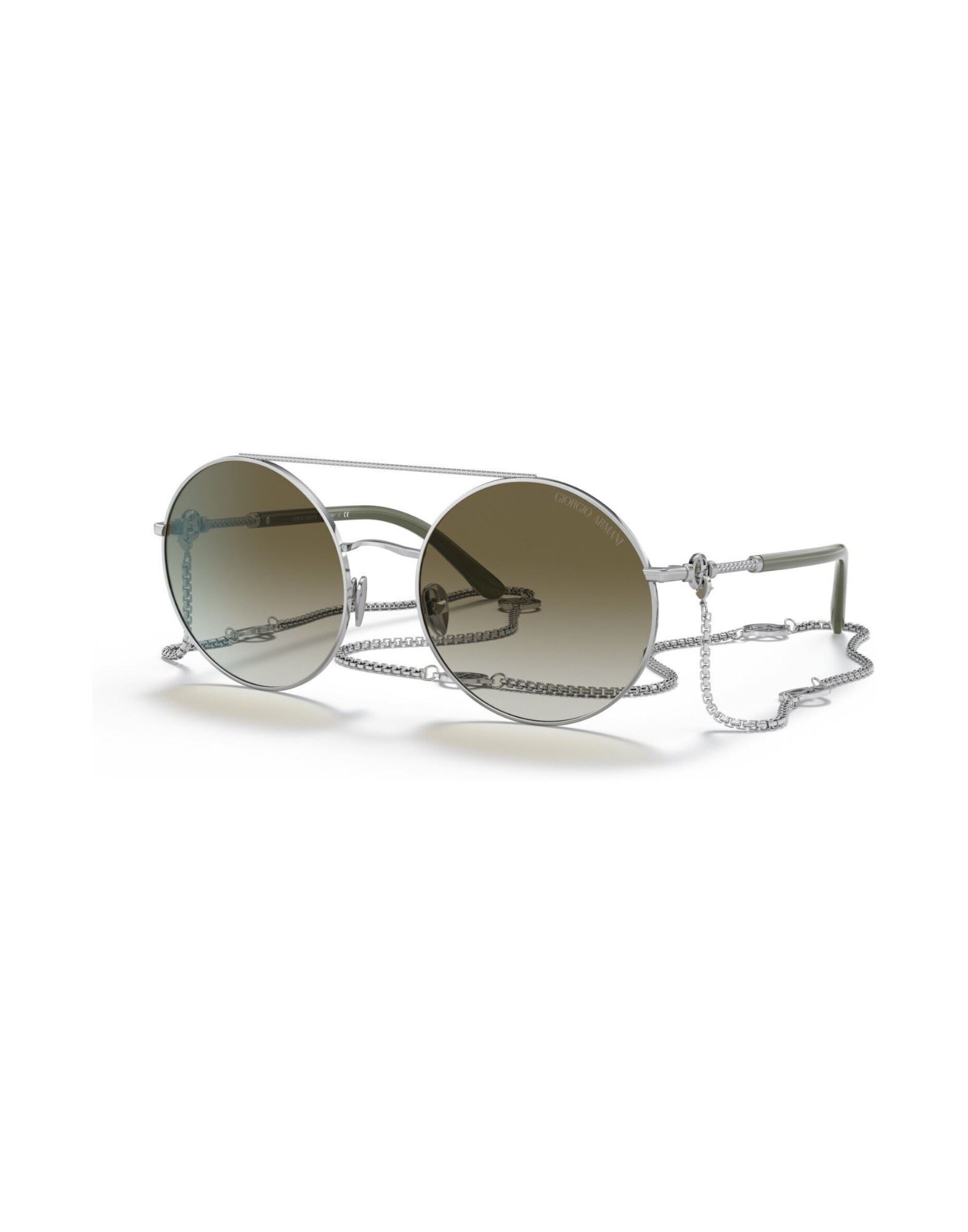 GIORGIO ARMANI Sonnenbrille Damen Silber von GIORGIO ARMANI