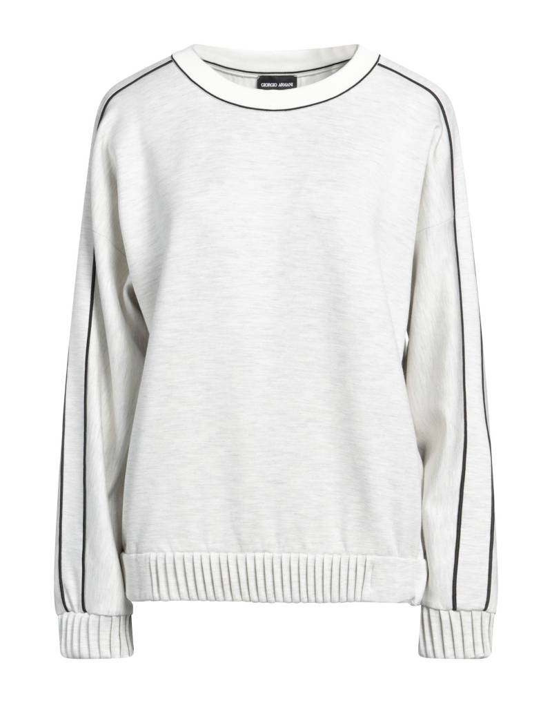 GIORGIO ARMANI Sweatshirt Damen Hellgrau von GIORGIO ARMANI