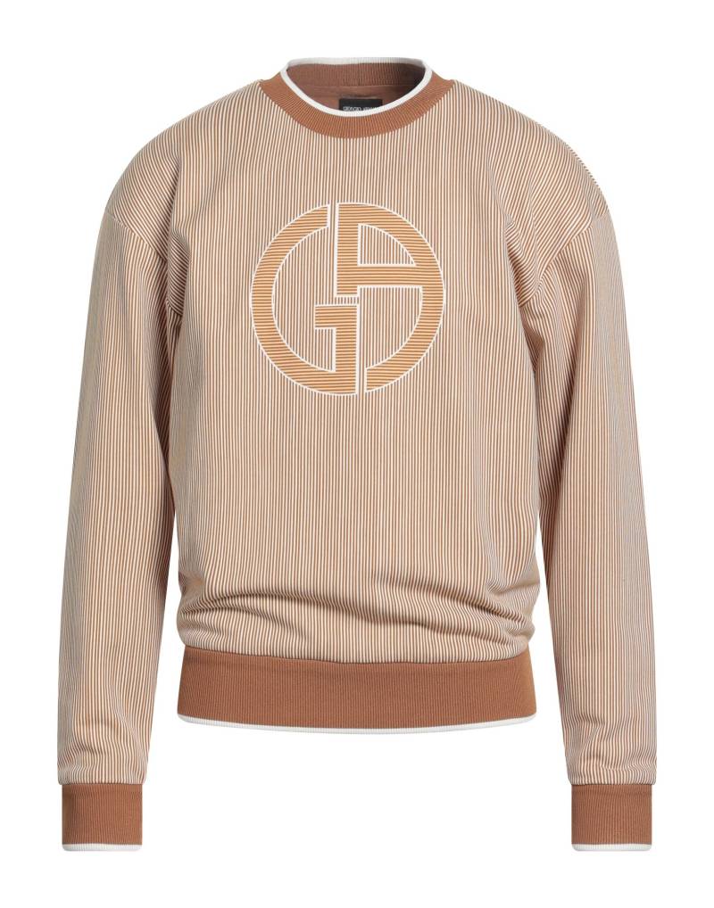GIORGIO ARMANI Sweatshirt Herren Kamel von GIORGIO ARMANI