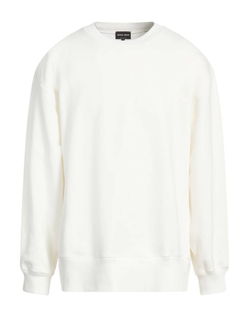 GIORGIO ARMANI Sweatshirt Herren Off white von GIORGIO ARMANI