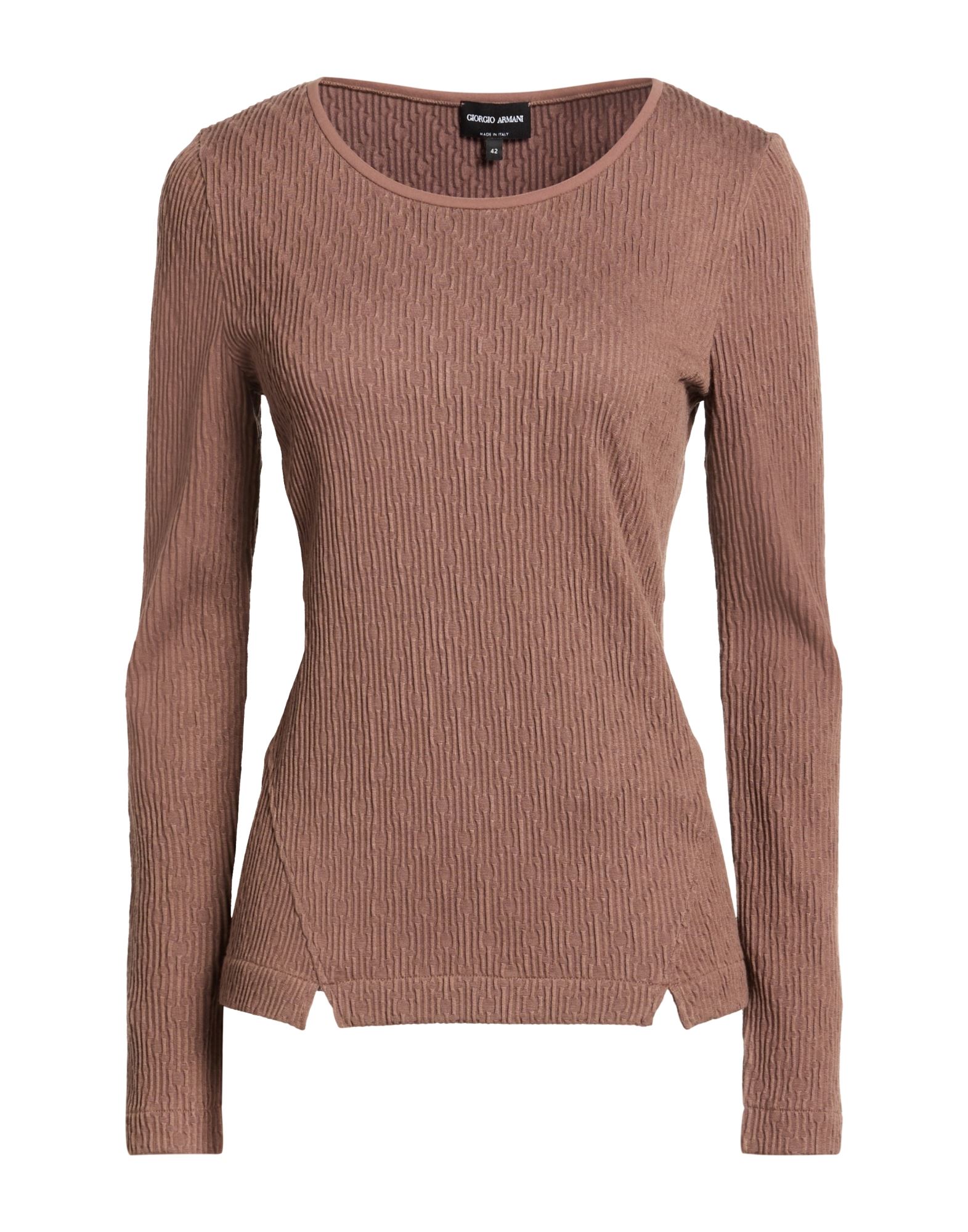 GIORGIO ARMANI T-shirts Damen Braun von GIORGIO ARMANI