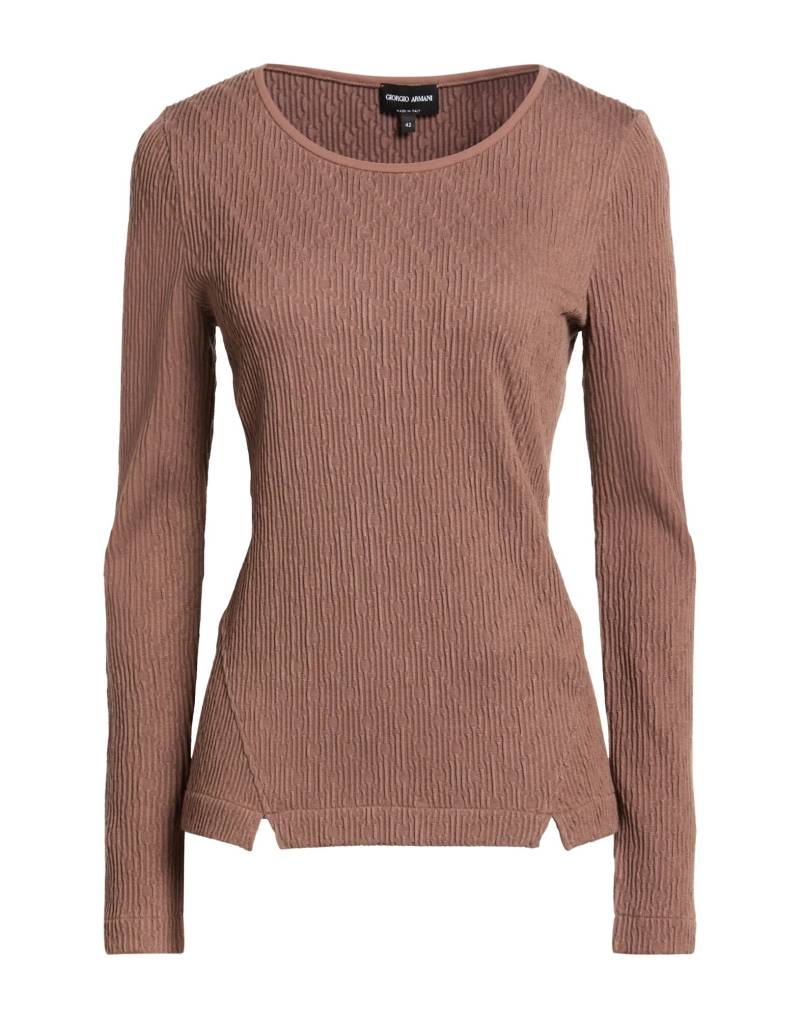 GIORGIO ARMANI T-shirts Damen Braun von GIORGIO ARMANI
