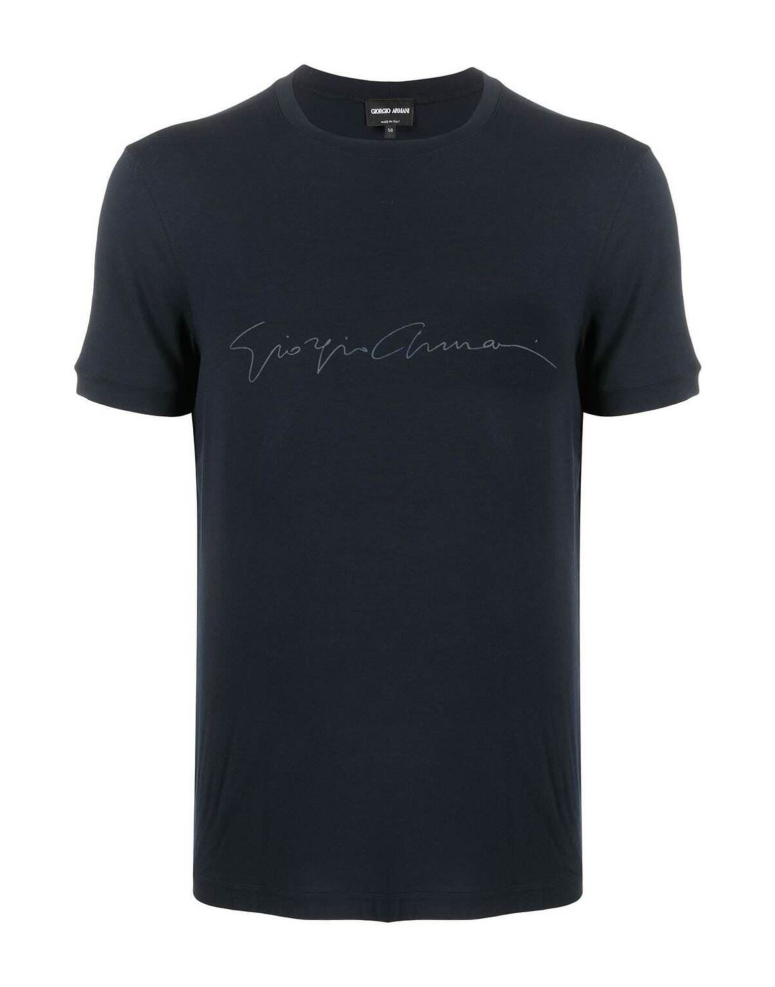 GIORGIO ARMANI T-shirts Herren Blau von GIORGIO ARMANI