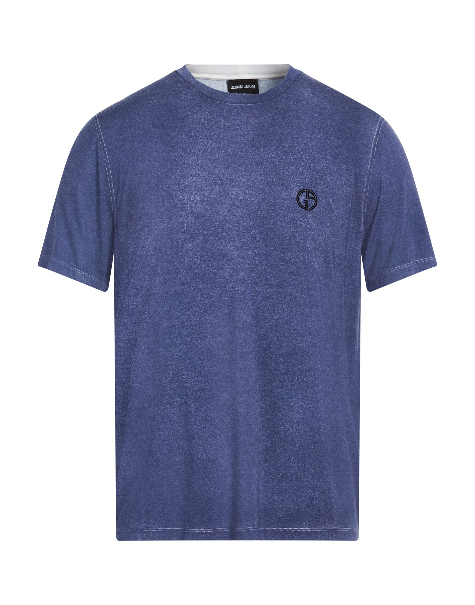GIORGIO ARMANI T-shirts Herren Marineblau von GIORGIO ARMANI