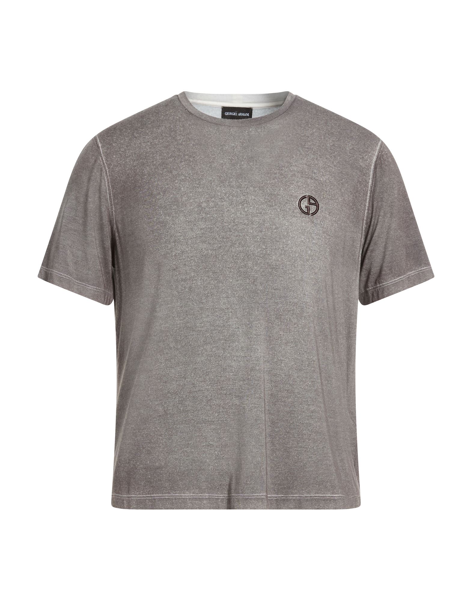 GIORGIO ARMANI T-shirts Herren Maulwurfsgrau von GIORGIO ARMANI