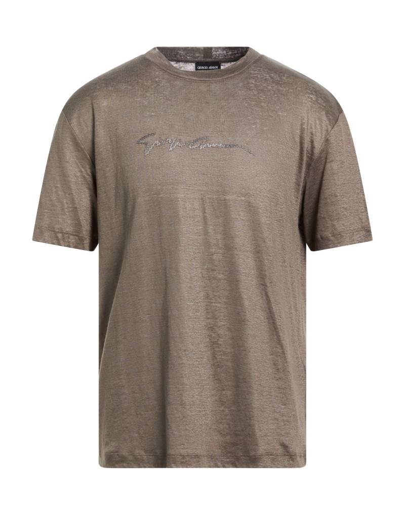 GIORGIO ARMANI T-shirts Herren Maulwurfsgrau von GIORGIO ARMANI