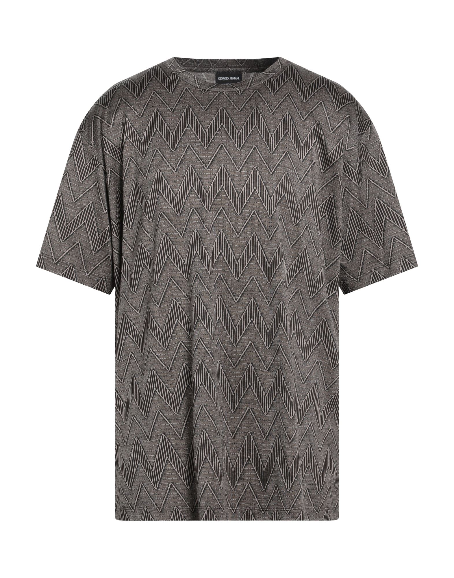 GIORGIO ARMANI T-shirts Herren Maulwurfsgrau GIORGIO ARMANI T-shirts Herren Maulwurfsgrau von GIORGIO ARMANI