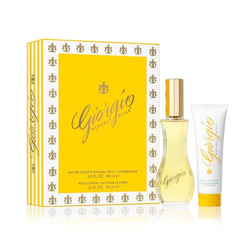 Giorgio Beverly Hills - Geschenkset: Eau de Toilette Spray, Blumiger Duft 90 ml + Körpercreme 50 ml, Geschenkbox für Damen von GIORGIO BEVERLY HILLS