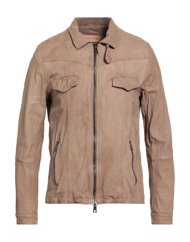 GIORGIO BRATO Jacke & Anorak Herren Hellbraun von GIORGIO BRATO