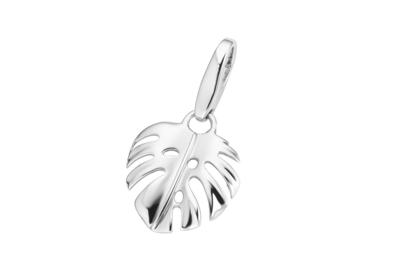 GIORGIO MARTELLO MILANO Charm Blume Monstera-Blatt, Silber 925 von GIORGIO MARTELLO MILANO