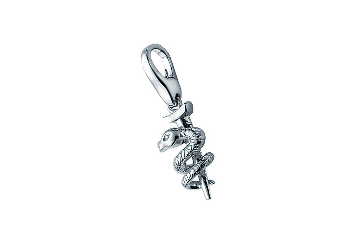 GIORGIO MARTELLO MILANO Charm-Einhänger Aeskulapstab, Silber 925 GIORGIO MARTELLO MILANO Charm-Einhänger Aeskulapstab, Silber 925 von GIORGIO MARTELLO MILANO