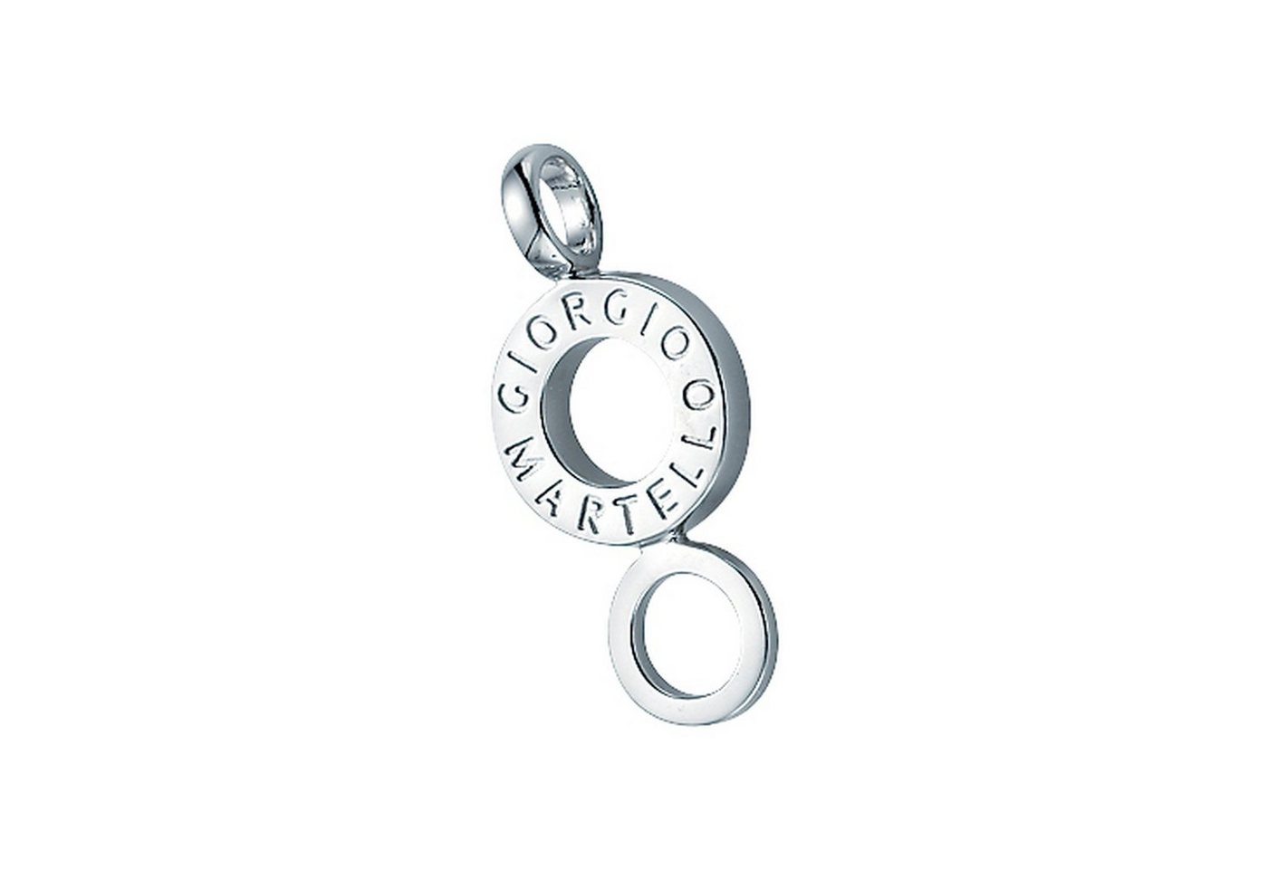 GIORGIO MARTELLO MILANO Charm-Einhänger Anhänger mit Schriftzug Giorgio Martello, Silber 925 von GIORGIO MARTELLO MILANO