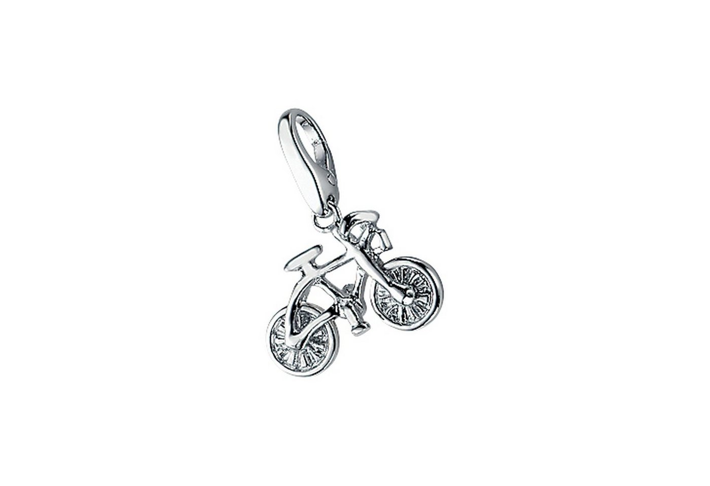 GIORGIO MARTELLO MILANO Charm-Einhänger Fahrrad, Silber 925 von GIORGIO MARTELLO MILANO