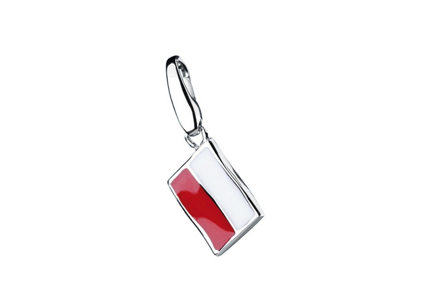 GIORGIO MARTELLO MILANO Charm-Einhänger Flagge Polen, Silber 925 von GIORGIO MARTELLO MILANO