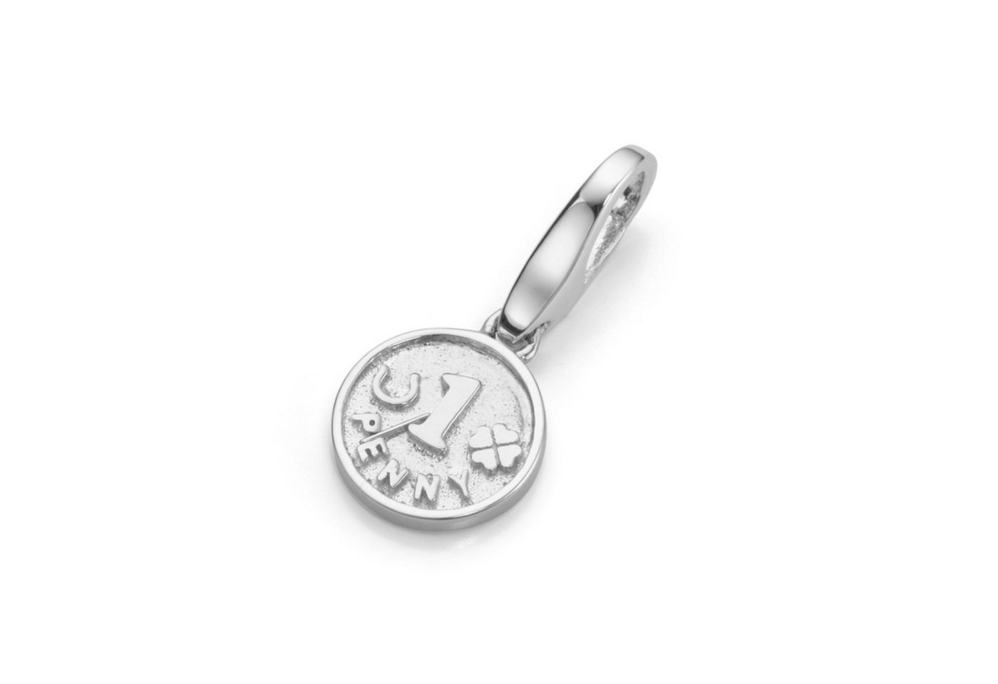 GIORGIO MARTELLO MILANO Charm-Einhänger Glückspenny, Silber 925 von GIORGIO MARTELLO MILANO