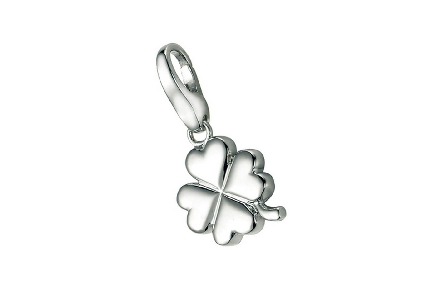 GIORGIO MARTELLO MILANO Charm-Einhänger Kleeblatt, Silber 925 von GIORGIO MARTELLO MILANO