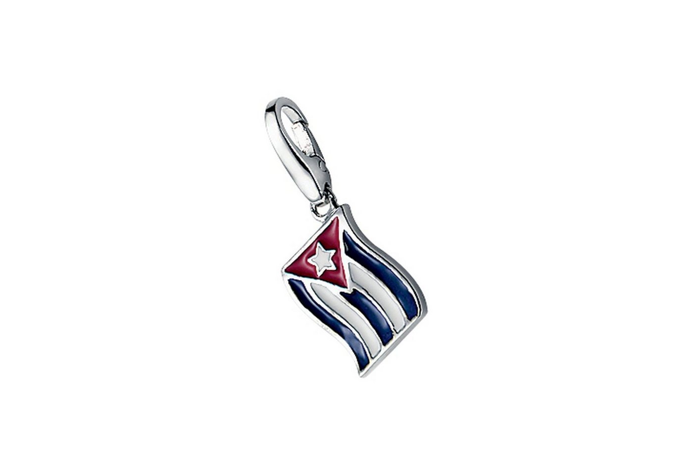 GIORGIO MARTELLO MILANO Charm-Einhänger Kuba-Flagge, Silber 925 von GIORGIO MARTELLO MILANO