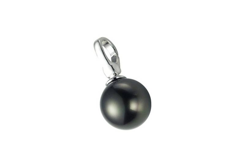 GIORGIO MARTELLO MILANO Charm-Einhänger Muschelkern-Perle grau, Silber 925 von GIORGIO MARTELLO MILANO