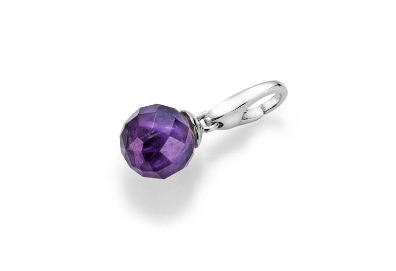 GIORGIO MARTELLO MILANO Charm Kugel Amethyst Kugel mit Symbolkraft, Silber 925 von GIORGIO MARTELLO MILANO