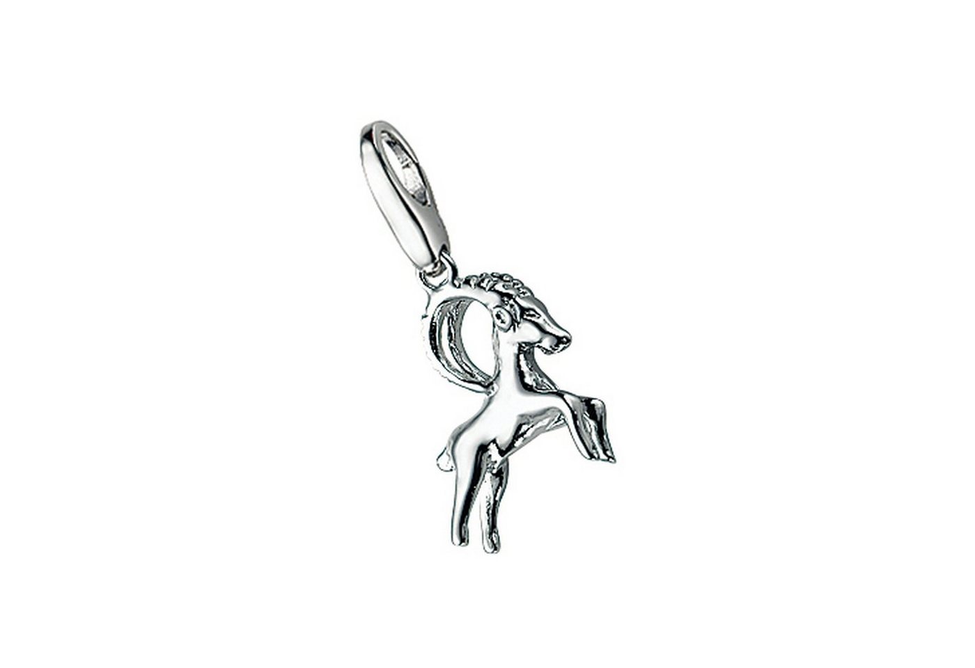 GIORGIO MARTELLO MILANO Charm Sternzeichen Sternzeichen Steinbock, Silber 925 von GIORGIO MARTELLO MILANO