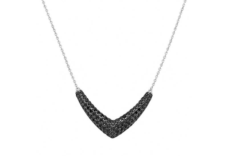 GIORGIO MARTELLO MILANO Collier mit Zirkonia oder Spinell, Silber 925 von GIORGIO MARTELLO MILANO