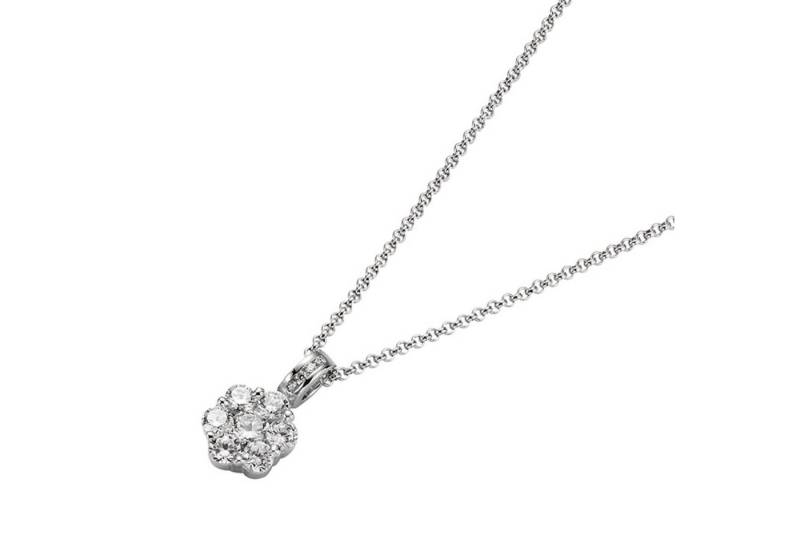 GIORGIO MARTELLO MILANO Kette mit Anhänger mit Blütenanhänger, Silber 925 von GIORGIO MARTELLO MILANO