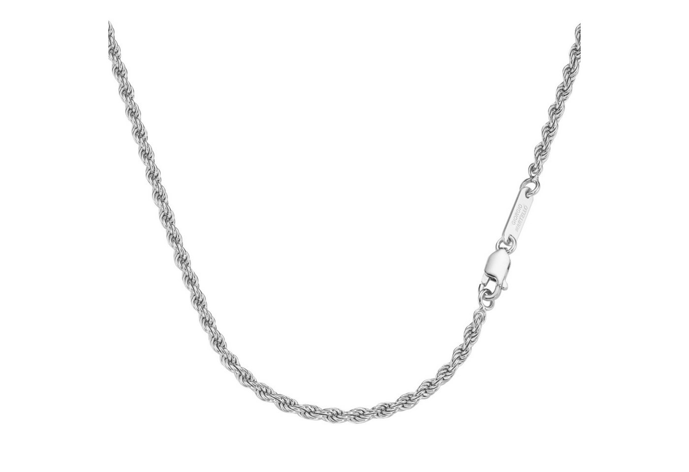 GIORGIO MARTELLO MILANO Silberkette Kordelkette, massiv, Silber 925 GIORGIO MARTELLO MILANO Silberkette Kordelkette, massiv, Silber 925 von GIORGIO MARTELLO MILANO